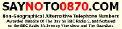 Are Virginmedia blocking SayNoTo0870 ?  |  I'd say inaccessibility of a site was more 'support' than...