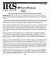 NJ Real Estate Tax Rebate  |  Release No:NJ-2006-03IRS Continues to Remind New Jerseyans How to Report...