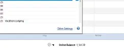 Ongoing oddity: Running balance vanishes, row dissapears. |  Make sure that you are in a single account and not a conglomerate.  Also  make...